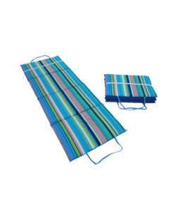 MATERASSINO DA SPIAGGIA PIEGHEVOLE EUROGARDEN FANTASIA A RIGHE 180X60X2,8 CM